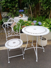 Hollow Pattern Table and Chairs Outdoor Leisure Table and Chairs
