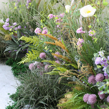 Large plant soft furnishings landscape courtyard plants and flower decorations