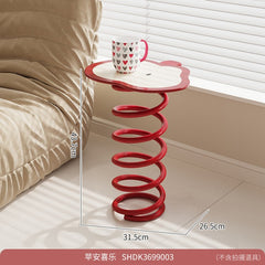 Apple spring coffee table small table beside bedroom bed and sofa