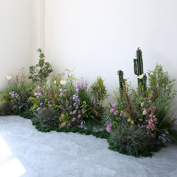 Large plant soft furnishings landscape courtyard plants and flower decorations