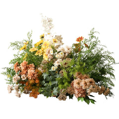 Forest-style green plants and floral arrangement