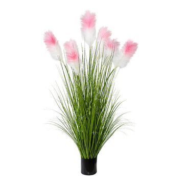 Simulation Green Plants High-End Feel Reed and Foxtail Plant Potted Plant