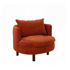 Minimalist single round sofa chair