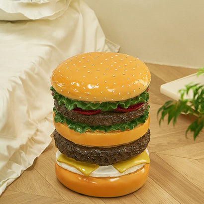 Hamburger Corn Stool Creative Shoe-Changing Low Stool