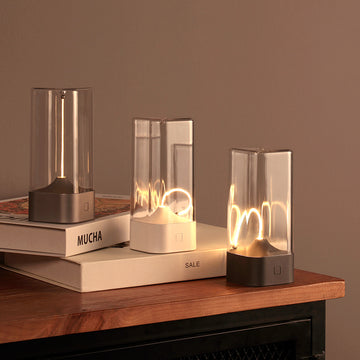 Quantum Magnetic Adsorption Small Night Light, Atmosphere Light, Indoor Light, Bedroom Bedside Lamp, Creative Gift Light, Curved Line Lamp