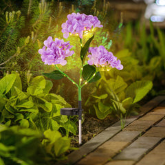 Solar Hydrangea Pathway Light 2Pack