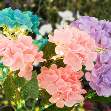 Solar Hydrangea Pathway Light 2Pack