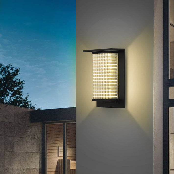 Outdoor Solar Acrylic Wall Light