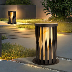 Solar Rotating Leaf Lawn Light