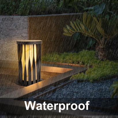 Solar Rotating Leaf Lawn Light