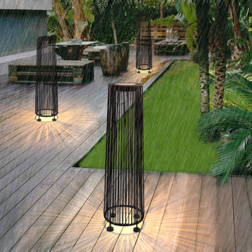 Solar Power Lantern Garden Floor Light