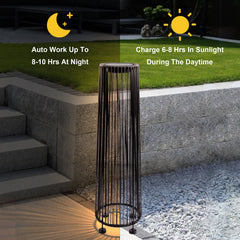 Solar Power Lantern Garden Floor Light