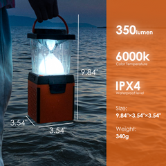 Salt Water Powered Camping and Fishing Light