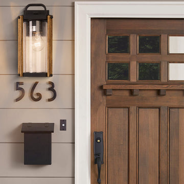 Outdoor Wooden Wall Light Porch Light