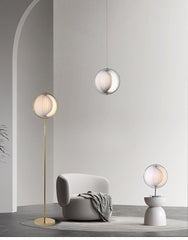 Vintage Pleated Floor Lamp - Chandelier - Table Lamp