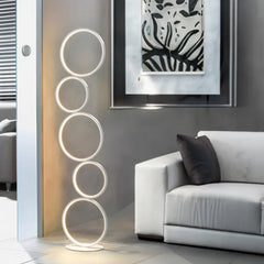 RGB Dimmable Circular Floor Lamp