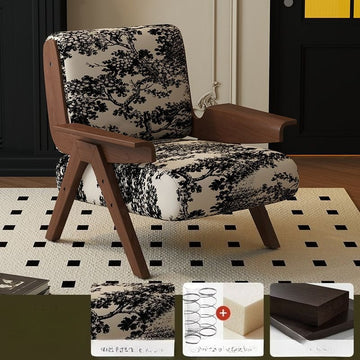 Vintage single sofa chair living room French retro style