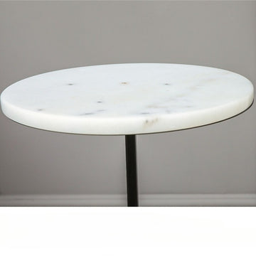 2 Tire Adjustable Color Marble Tray Table Floor Lamp