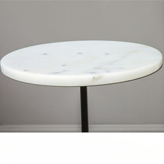 2 Tire Adjustable Color Marble Tray Table Floor Lamp