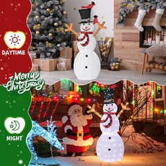 Pre-lit Snowman and Birds for Christmas Indoor & Outdoor Decor