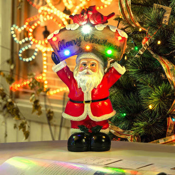 Christmas led light santa