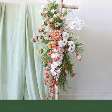 Forest-style green plants and floral arrangement
