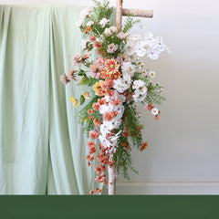 Forest-style green plants and floral arrangement