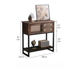 Minimalist Style Storage Cabinet Painted Hallway Cabinet