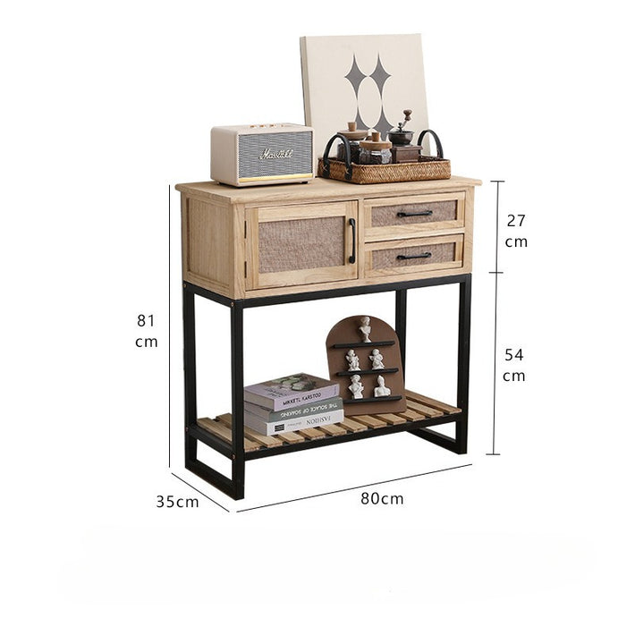 Minimalist Style Storage Cabinet Painted Hallway Cabinet