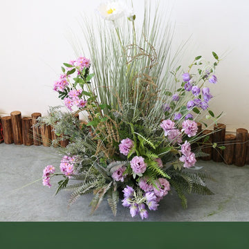 Large plant soft furnishings landscape courtyard plants and flower decorations