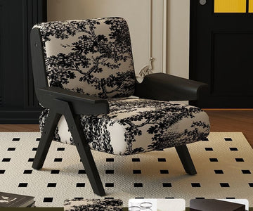 Vintage single sofa chair living room French retro style