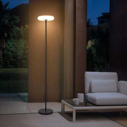 Solar-Powered Outdoor Floor Lamp