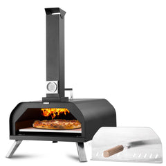 Stainless Steel Outdoor Pizza Oven with Pizza Stone