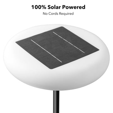 Solar-Powered Outdoor Floor Lamp