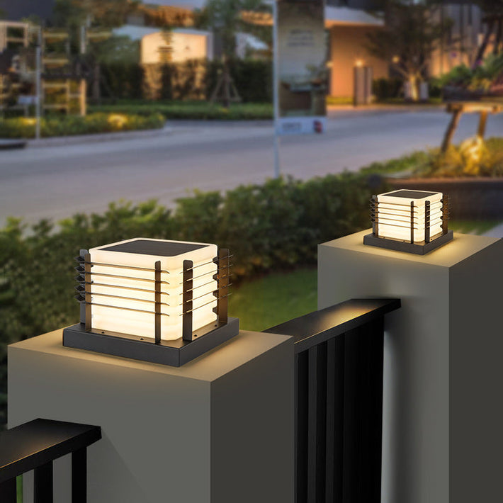 Outdoor Solar Powered Post Light