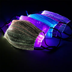KN95 LED Mask 7 Colors Luminous With Activated Carbon Filter - Vivzone store