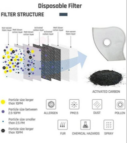 KN95 SPORT TRAINING MASK (Black) - Vivzone store