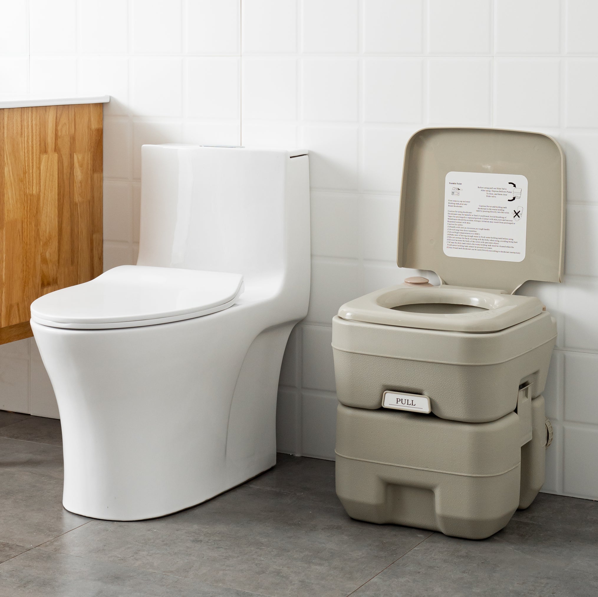 5 Gallon Portable Potty Toilet – Vivzone store