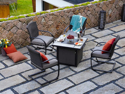 Outdoor Propane Fire Pit Table