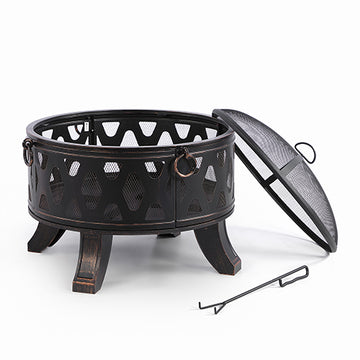 Metal fire pits for outside