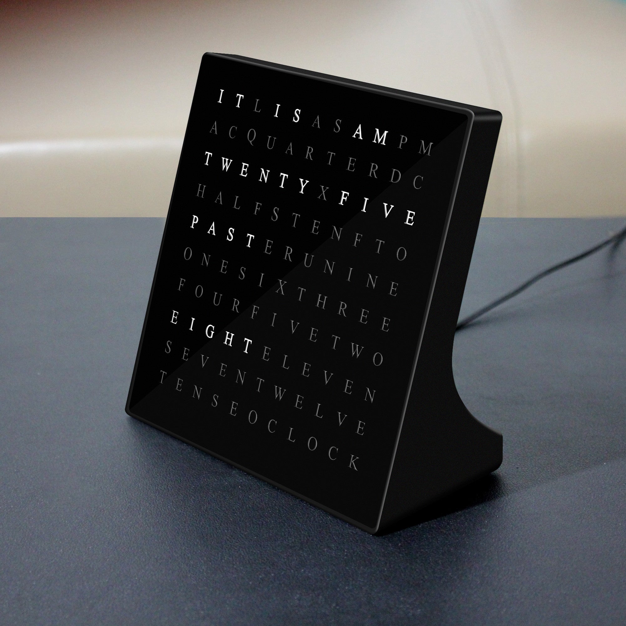 Lowercase Clock Alphabet Clock – Vivzone store