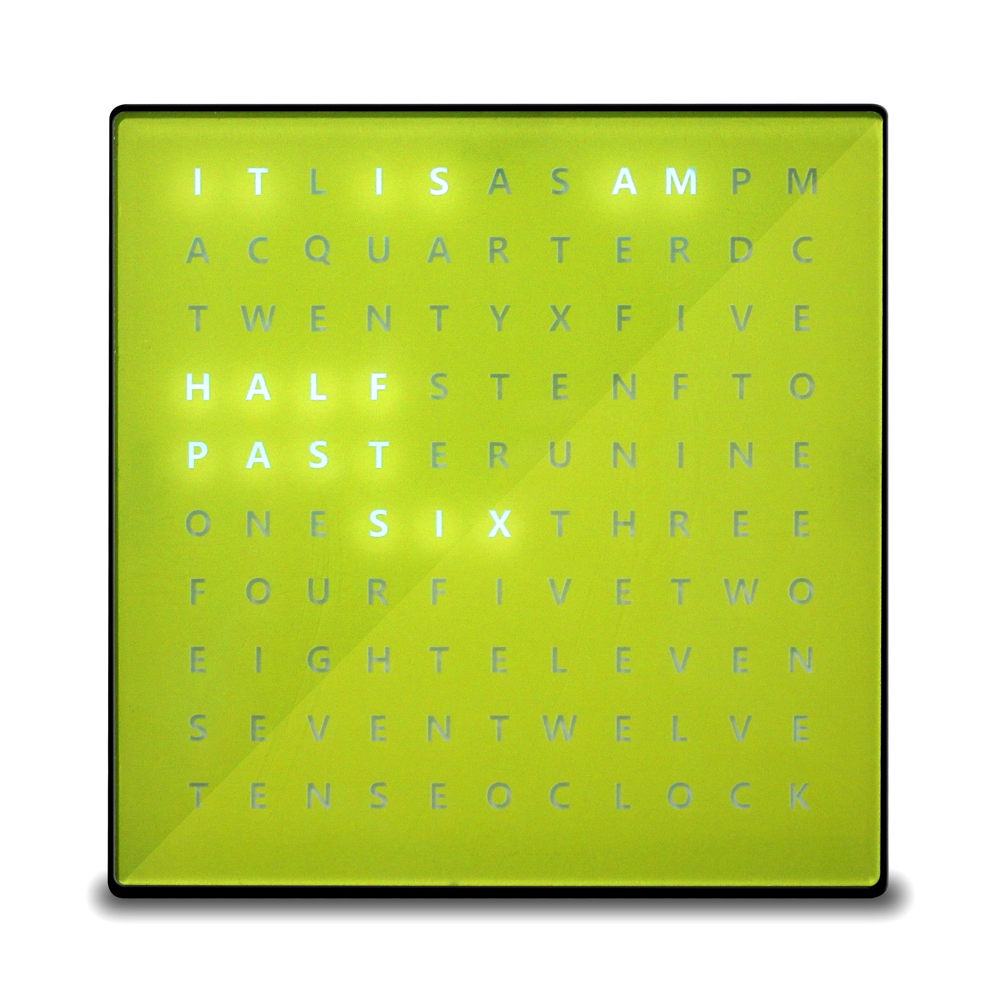 Lowercase Clock Alphabet Clock – Vivzone store
