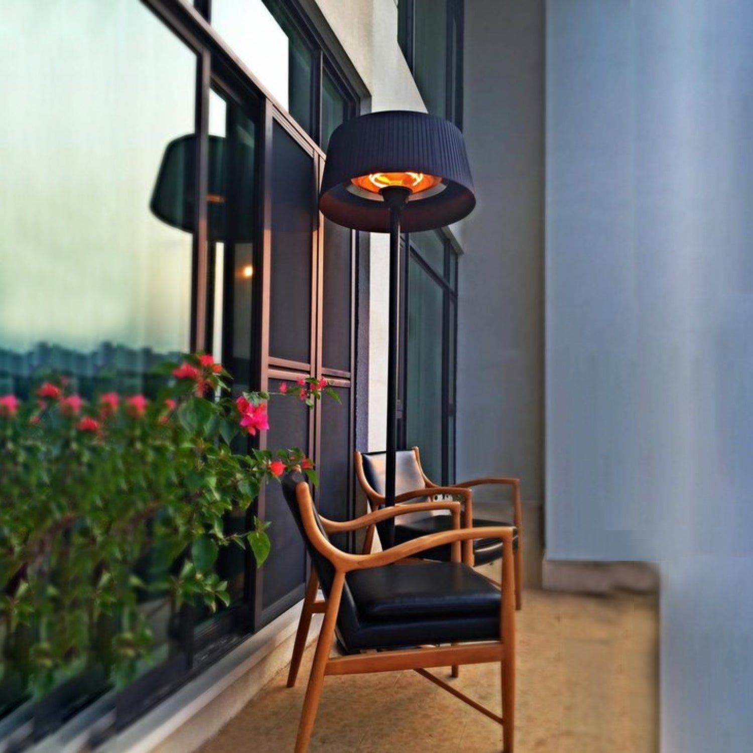 1500W Electric Patio Heater Floor Lamp Indoor Outdoor Use Vivzone 1500w-electric-patio-heater-floor-lamp-indoor-outdoor-use-vivzone