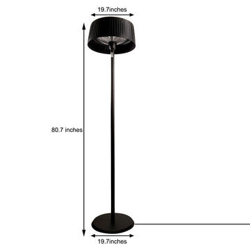 1500W Outdoor Heater Floor Lamp