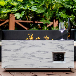 outdoor fire pit table