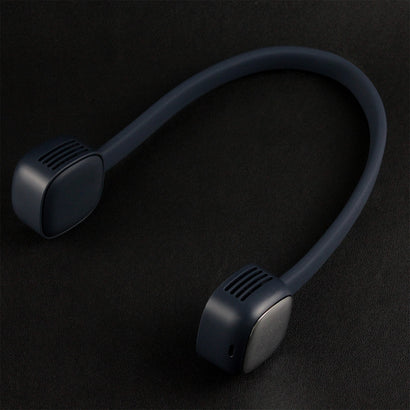 Outdoor  bladeless personal neck fan Blue