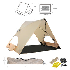 Vivzone 2 second easy tent-dimensions